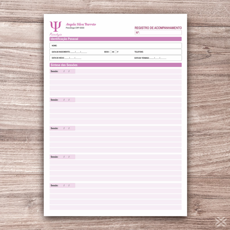 Registro Acompanhamento Psicólogo 2728 - Imagem 2
