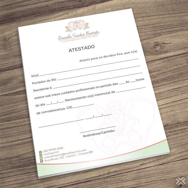 Atestado Fisioterapeuta 09119