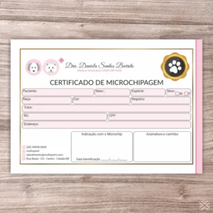 Certificado de Microchip Pet 30114
