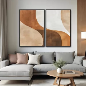 Quadro Winding Abstract kit duas telas