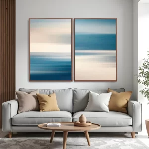 Quadro Blue Is Sensation kit duas telas