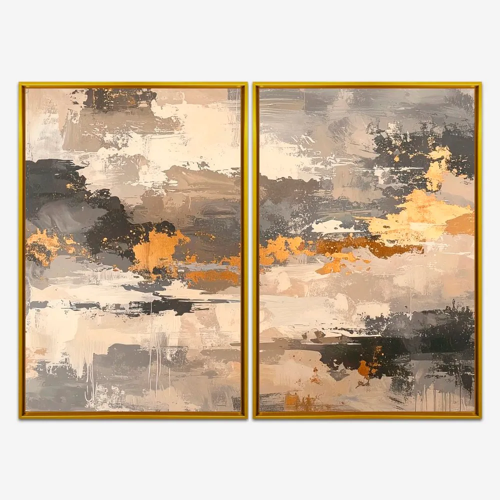 Quadro Elegant For Your Abstract kit duas telas - Imagem 7