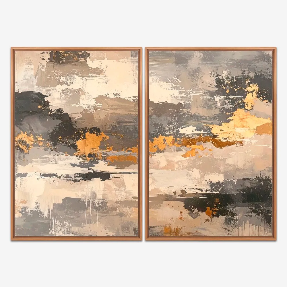 Quadro Elegant For Your Abstract kit duas telas - Imagem 6