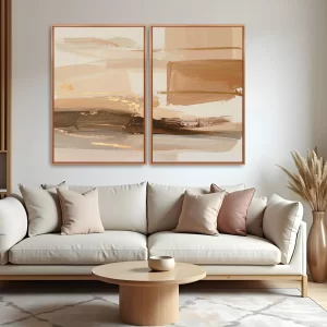 Quadro Sublime And Subtle kit duas telas