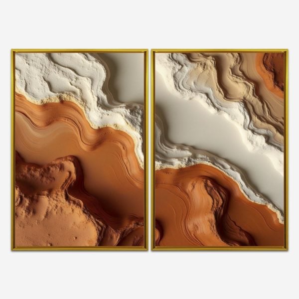 Quadro Rock Texture kit duas telas - Imagem 7