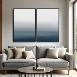 Quadro Blue Brings Calm kit duas telas