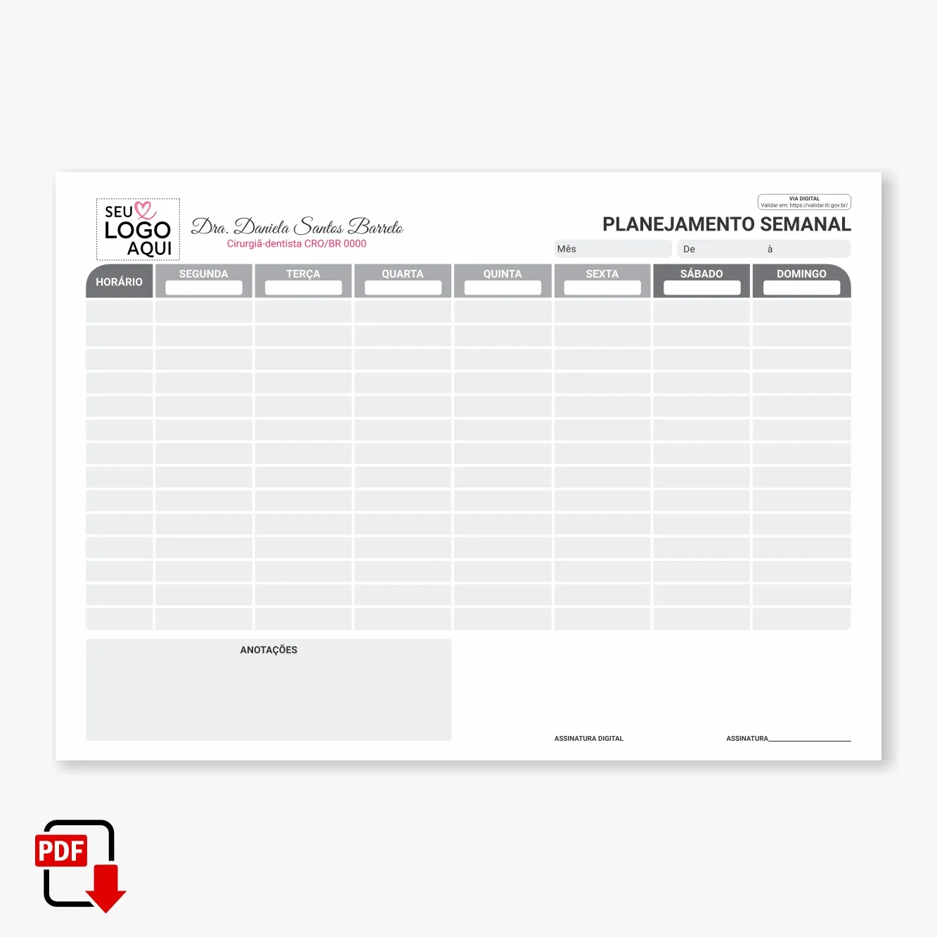 Planner Dentista Digital - Imagem 2