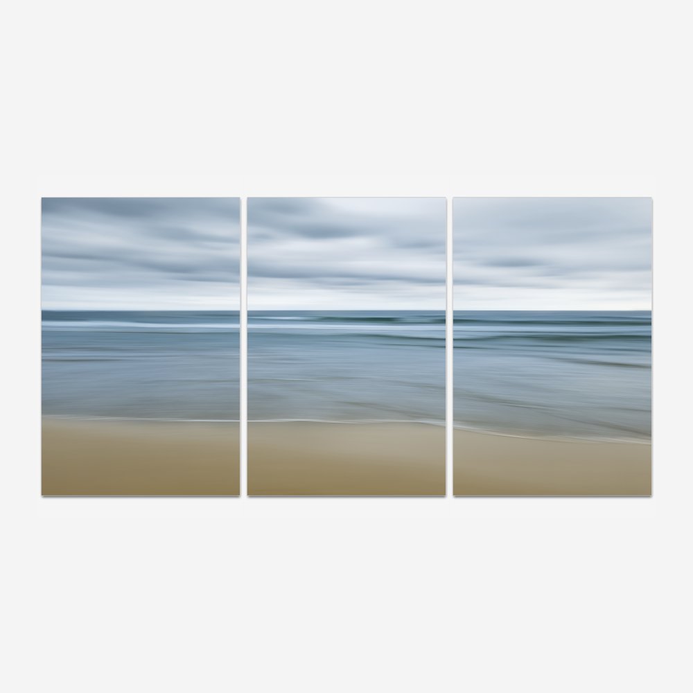 Quadro Floripa Abstrato 2 por Ale Gazola kit três telas - Imagem 2