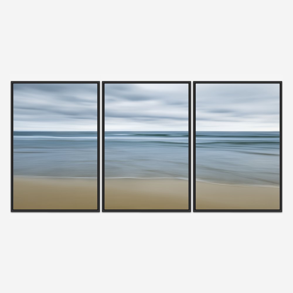 Quadro Floripa Abstrato 2 por Ale Gazola kit três telas - Imagem 3