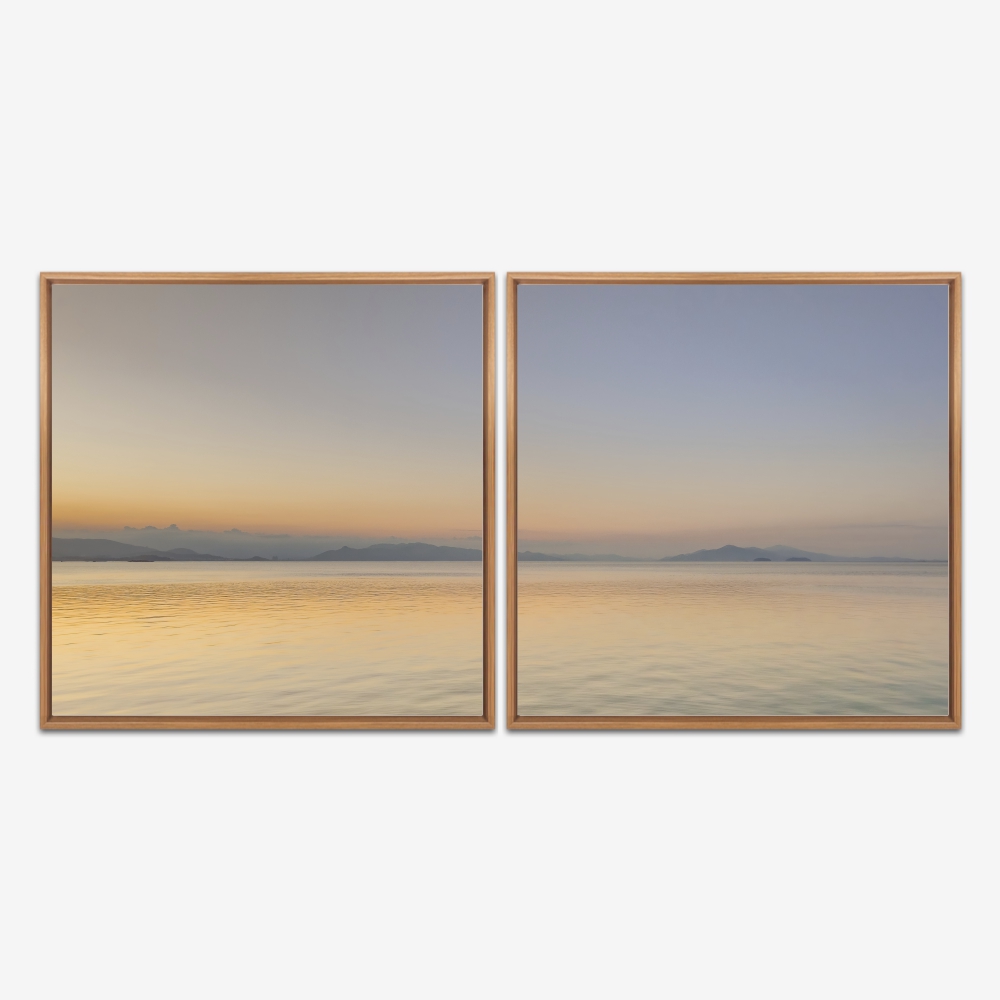 Quadro Beira Mar Norte Floripa por Ale Gazola kit duas telas - Imagem 6