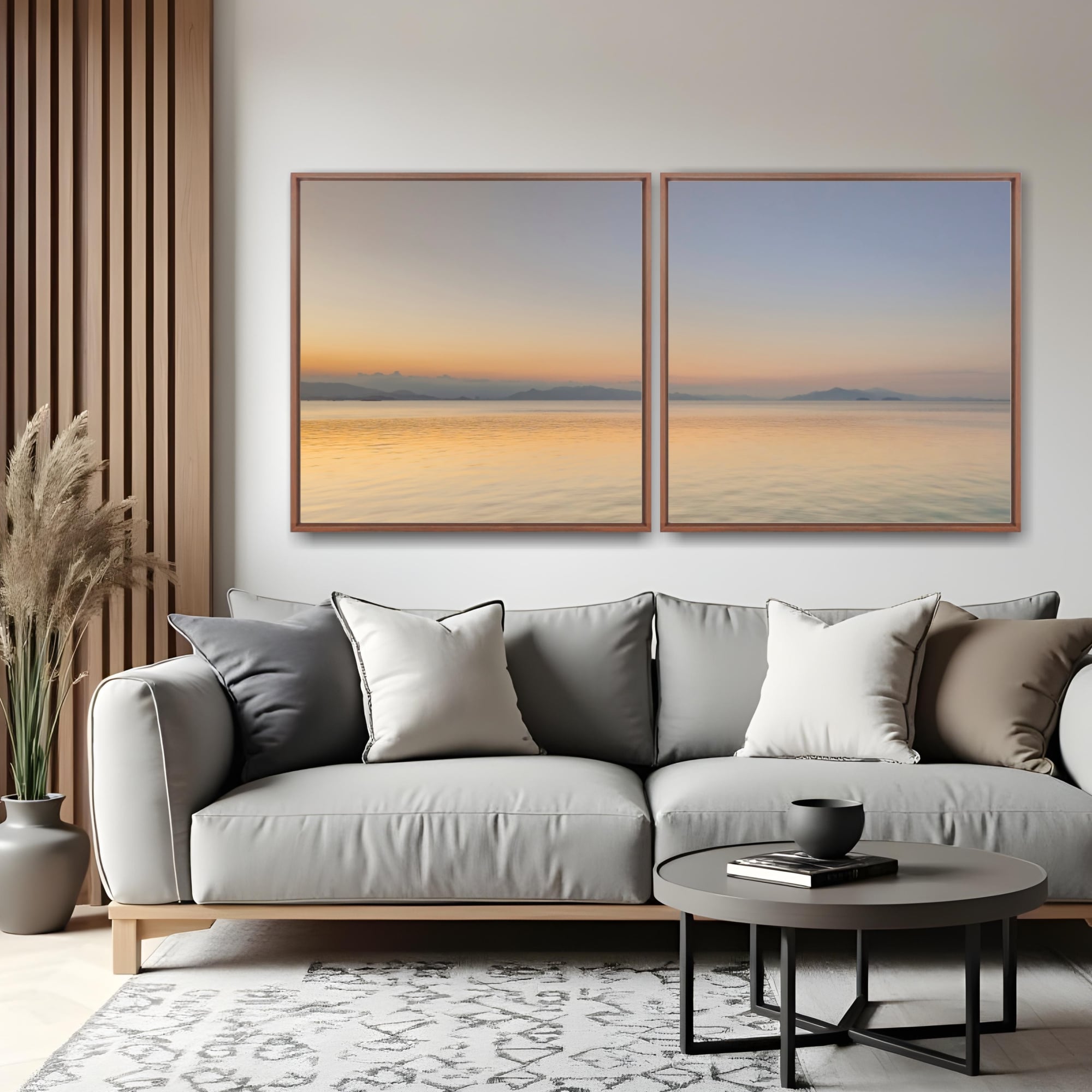 Quadro Beira Mar Norte Floripa por Ale Gazola kit duas telas