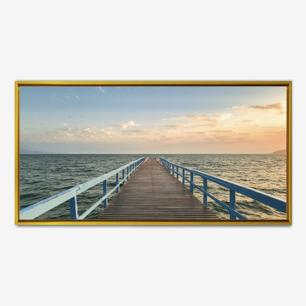 Quadro Floripa Pier Sunrise 1 por Ale Gazola - Imagem 7
