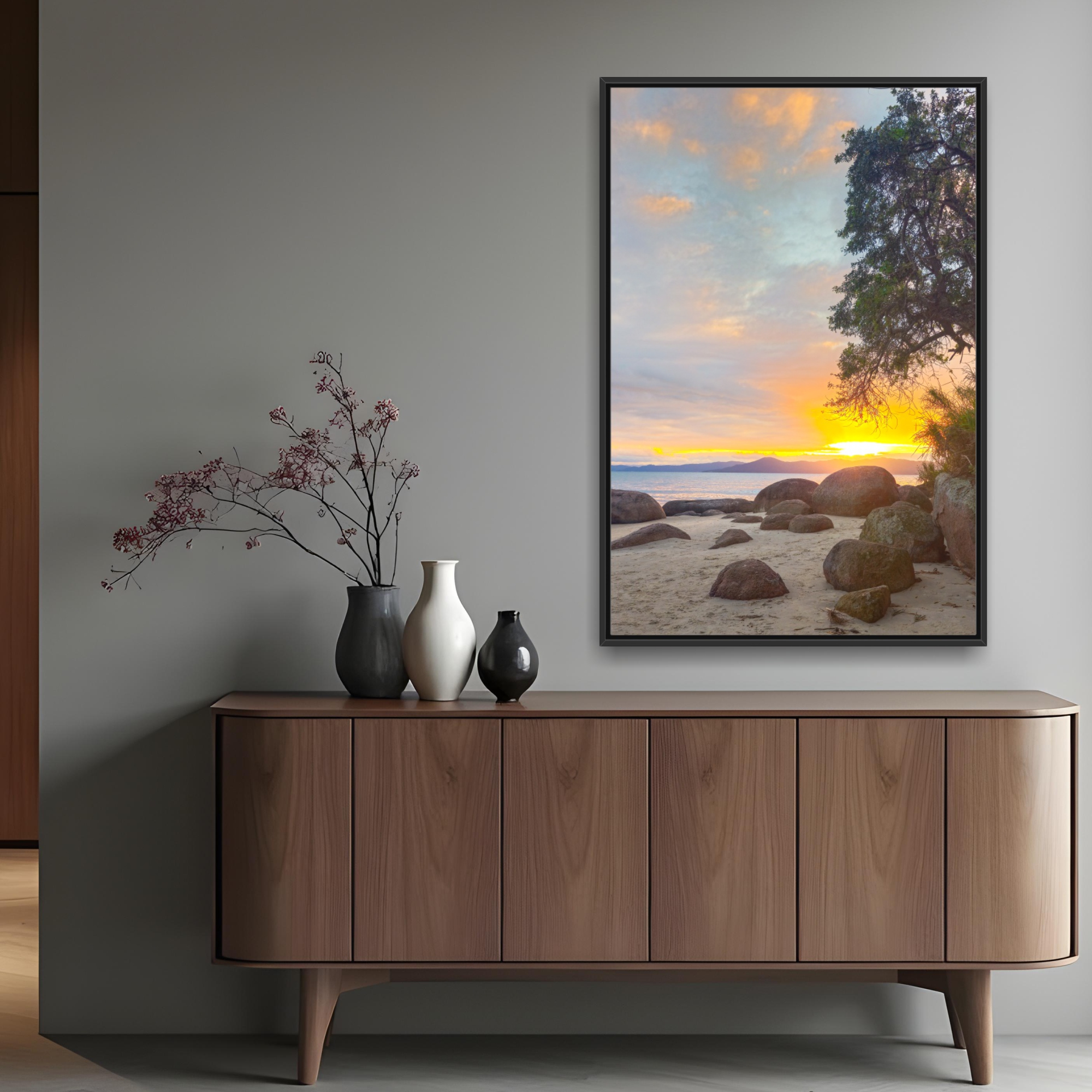 Quadro Ponta das Canas Floripa por Ale Gazola