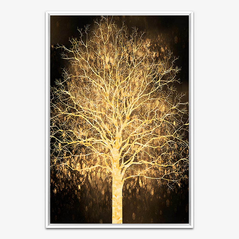 Quadro Árvore Majestosa Dourada - Imagem 4