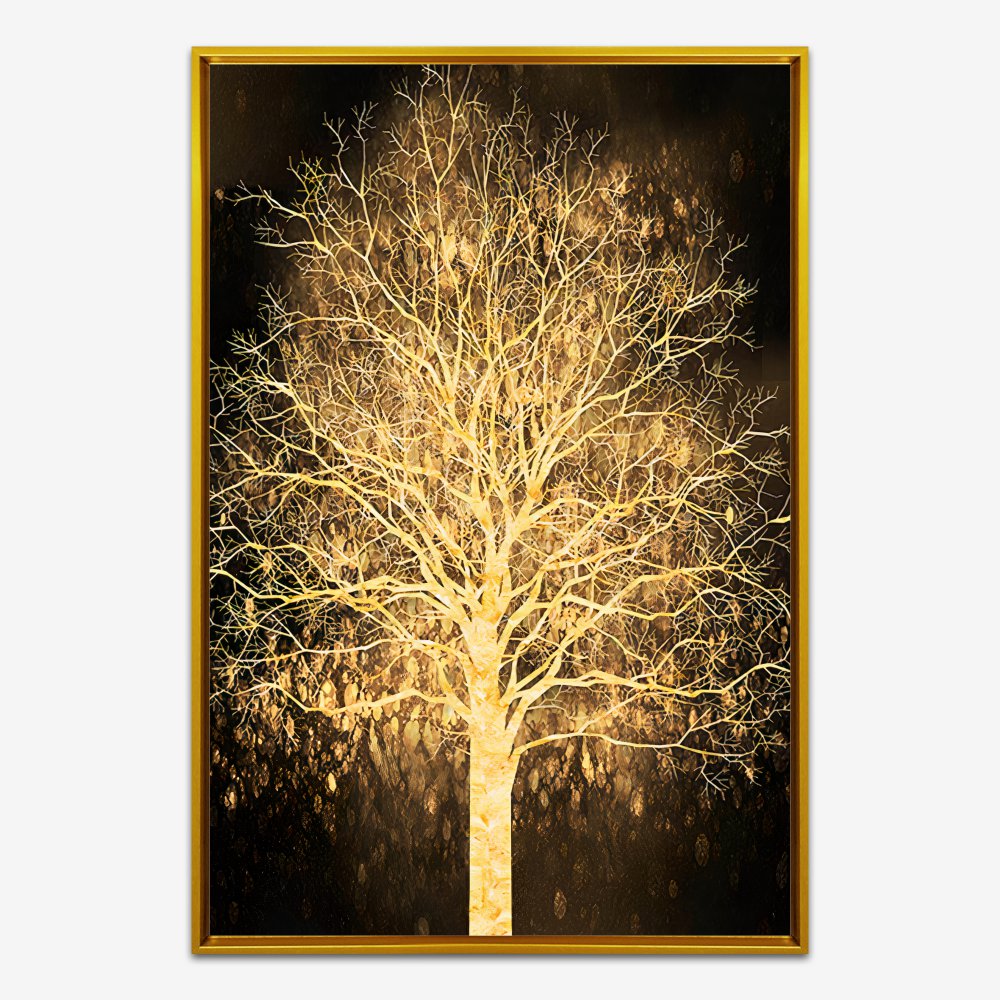 Quadro Árvore Majestosa Dourada - Imagem 7