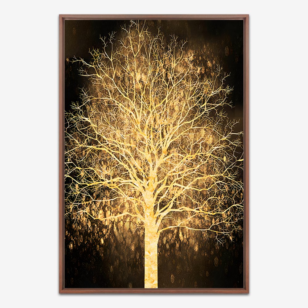 Quadro Árvore Majestosa Dourada - Imagem 5