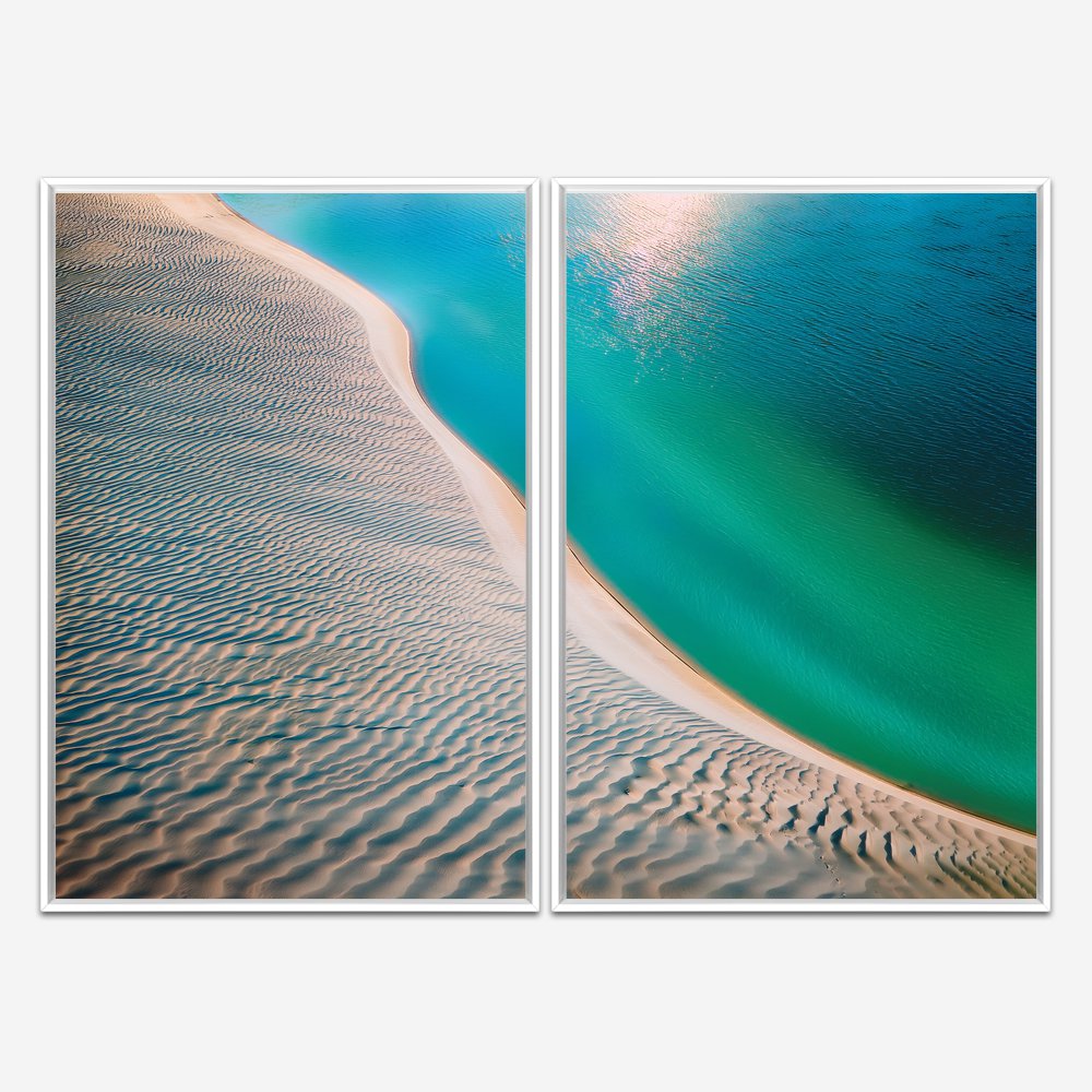 Quadro Piscinas Naturais 1 kit duas telas - Imagem 4