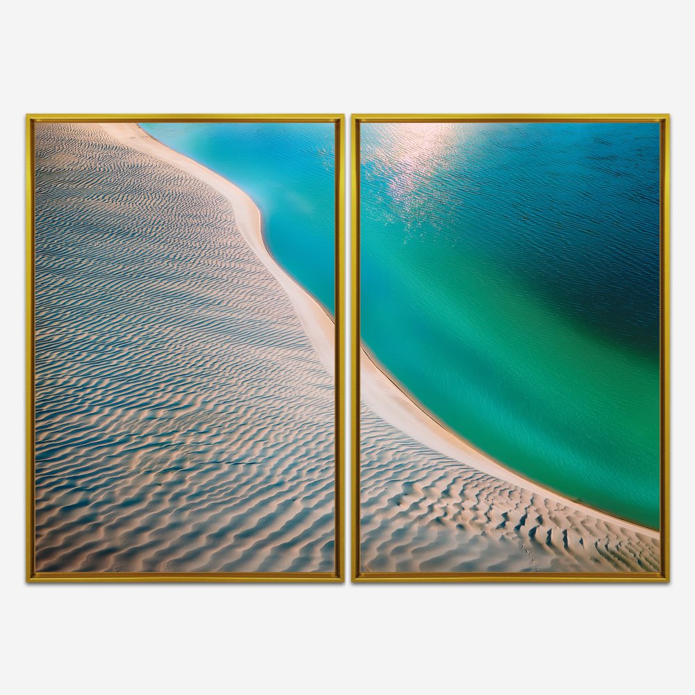 Quadro Piscinas Naturais 1 kit duas telas - Imagem 7