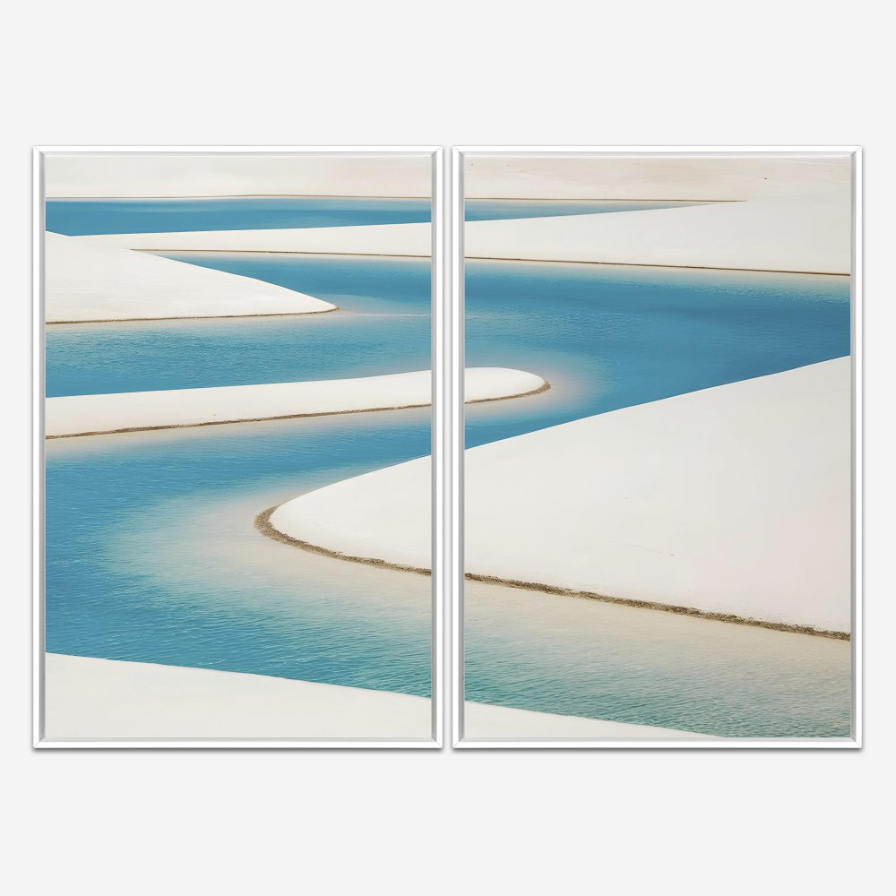 Quadro Piscinas Naturais 3 kit duas telas - Imagem 4