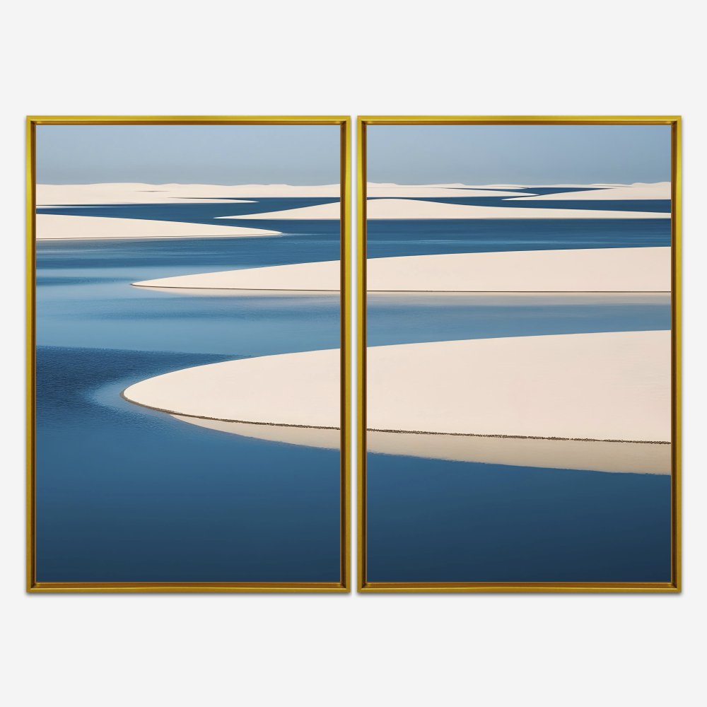 Quadro Piscinas Naturais 4 kit duas telas - Imagem 7