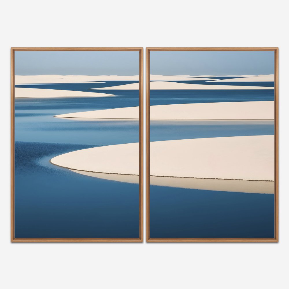 Quadro Piscinas Naturais 4 kit duas telas - Imagem 6