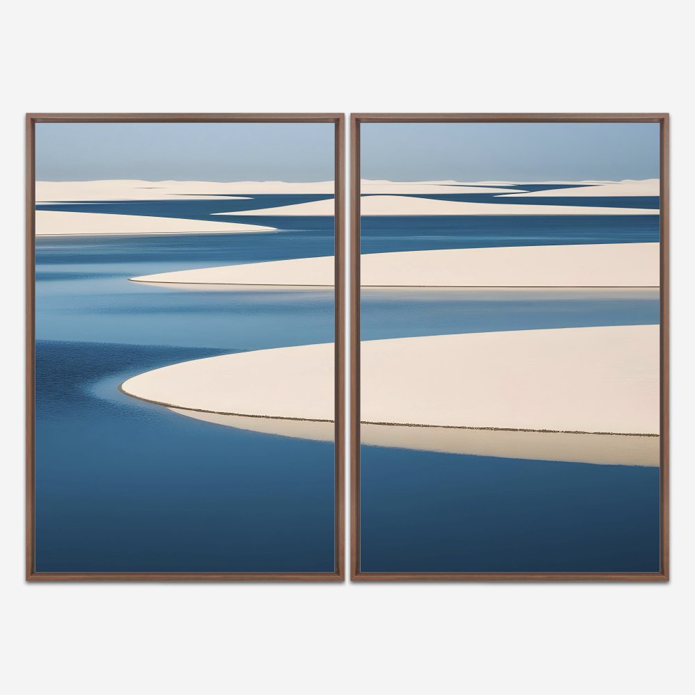 Quadro Piscinas Naturais 4 kit duas telas - Imagem 5