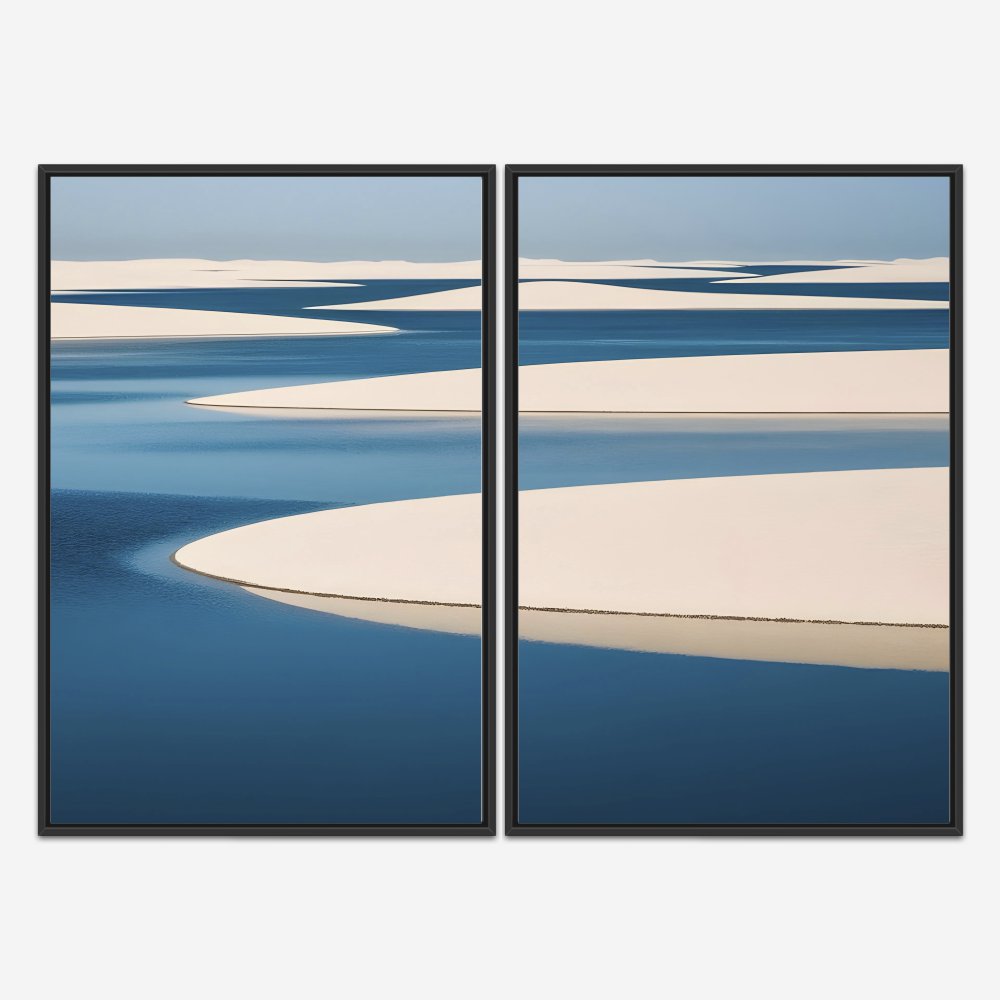 Quadro Piscinas Naturais 4 kit duas telas - Imagem 3