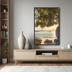 Quadro Árvore Majestosa Dourada