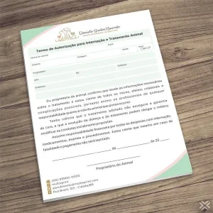 Termo Internação Veterinário 30146