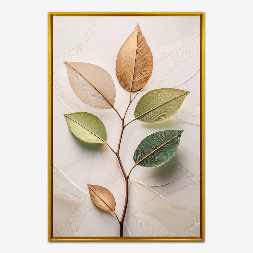 Quadro Branch With Leaves - Imagem 7