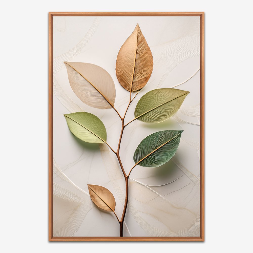 Quadro Branch With Leaves - Imagem 6