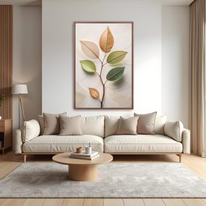 Quadro Branch With Leaves