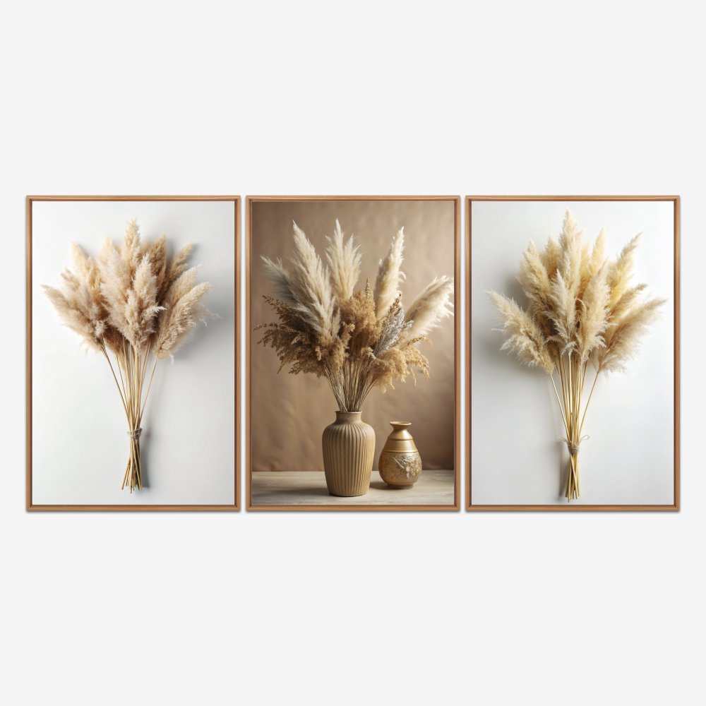 Quadro Capins Elegantes kit 3 telas - Imagem 6