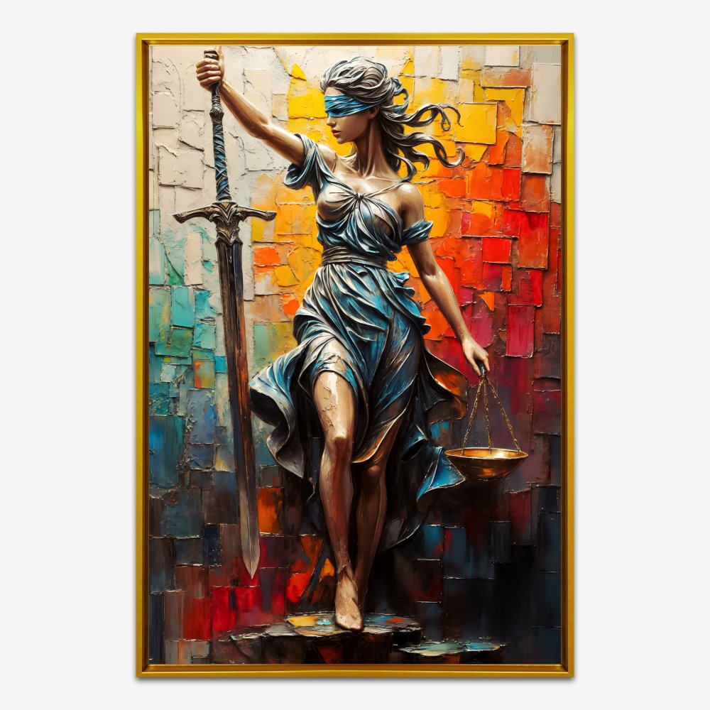 Quadro Deusa Themis Advocacia - Imagem 7