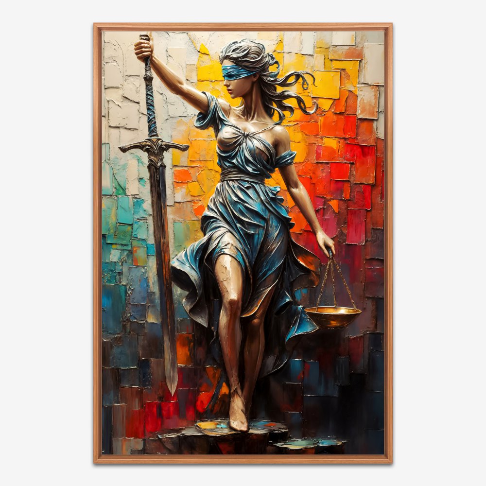 Quadro Deusa Themis Advocacia - Imagem 6