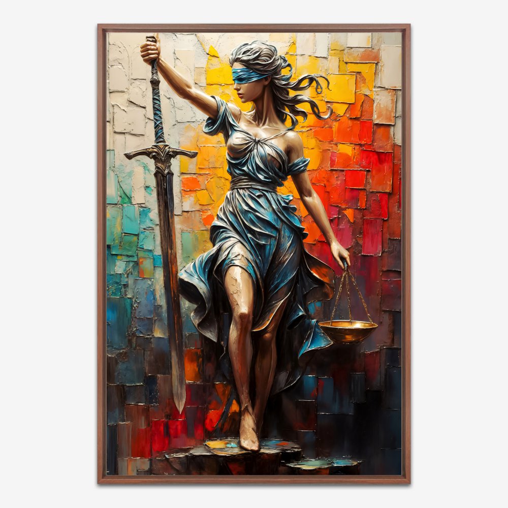 Quadro Deusa Themis Advocacia - Imagem 5