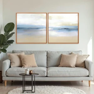 Quadro Sea In Traces kit duas telas