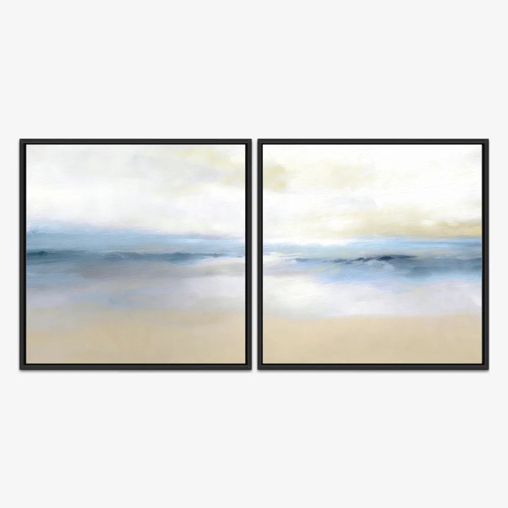 Quadro Sea In Traces kit duas telas - Imagem 3