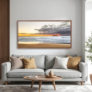 Quadro Nascer do Sol Ingleses Floripa por Ale Gazola