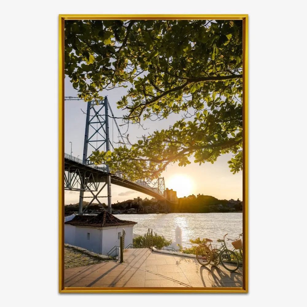Quadro Ponte Hercílio Luz Sol e Verde Floripa por Ale Gazola - Imagem 7