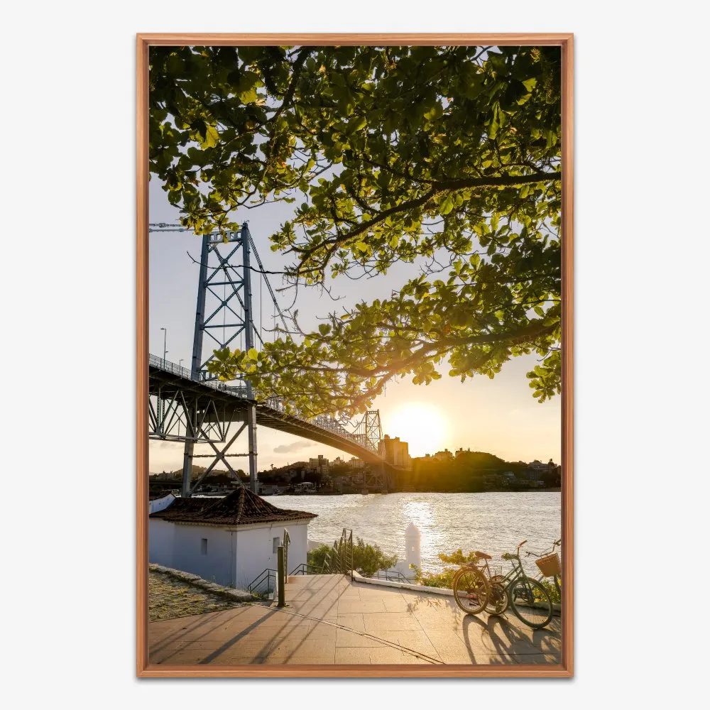 Quadro Ponte Hercílio Luz Sol e Verde Floripa por Ale Gazola - Imagem 6