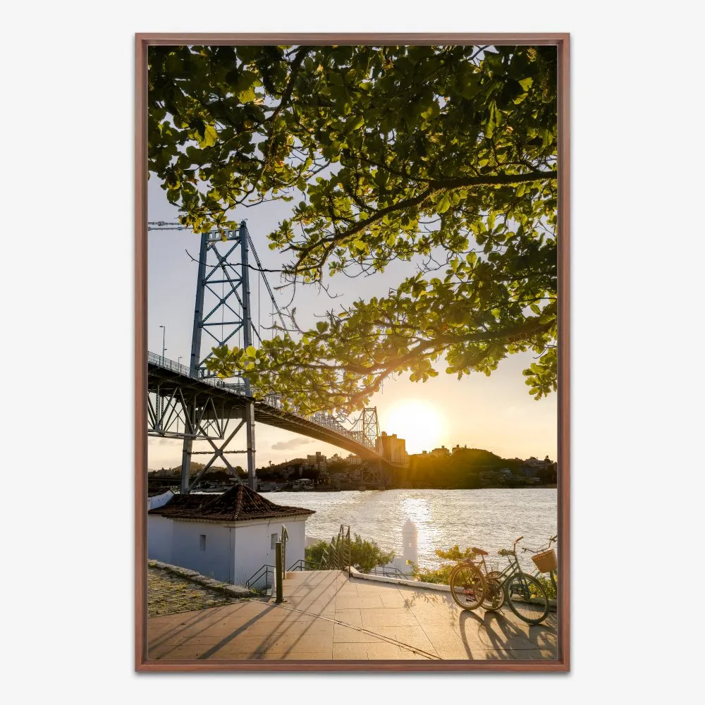Quadro Ponte Hercílio Luz Sol e Verde Floripa por Ale Gazola - Imagem 5