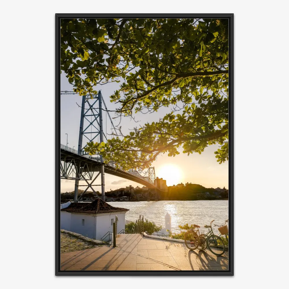 Quadro Ponte Hercílio Luz Sol e Verde Floripa por Ale Gazola - Imagem 3